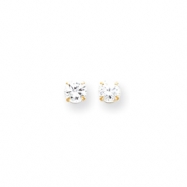 Picture of 14k 5.25mm CZ Post Earrings