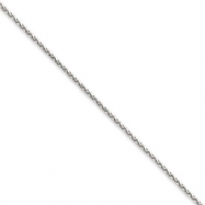Picture of 14k White Gold 1.4mm Solid D/C Spiga Chain