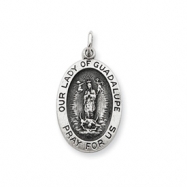 Picture of Sterling Silver Our Lady of Guadalpue Medal