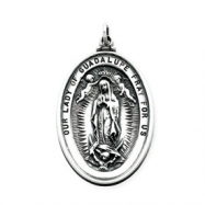 Picture of Sterling Silver Our Lady of Guadalupe Medal