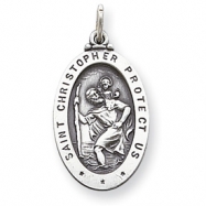 Picture of Sterling Silver St.Christopher Medal