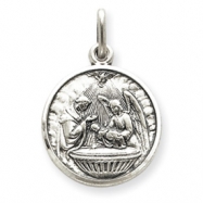 Picture of Sterling Silver Baptism Medal