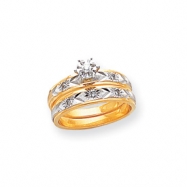Picture of 14k AA Quality Trio Engagement Ring