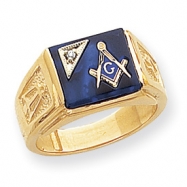 Picture of 14k AA Diamond Men's Masonic Ring