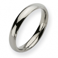 Picture of Titanium Polished Comfort Fit 4mm Wedding Band ring