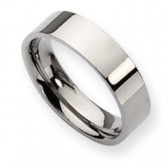 Picture of Titanium Polished Flat 6mm Wedding Band ring