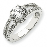 Picture of 14k White Gold AA Diamond engagement ring