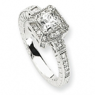 Picture of 14k White Gold AA Diamond engagement ring
