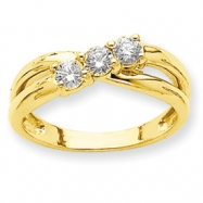Picture of 14k AA Diamond three stone ring