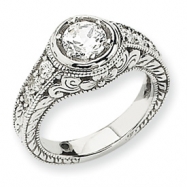 Picture of 14k White Gold AA Diamond engagement ring