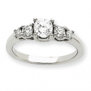 Picture of 14k White Gold AA Diamond anniversary band