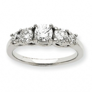Picture of 14k White Gold AA Diamond anniversary band