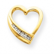 Picture of 14k Diamond Heart Pendant