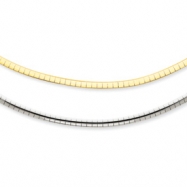 Picture of 14k Two-tone 2.5mm Reversible Omega Necklace chain