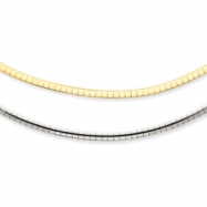 Picture of 14k Two-tone 2.5mm Reversible Omega Necklace chain