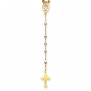 Picture of 14k Two-tone Rosary Necklace chain