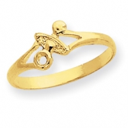 Picture of 14k Pacifier Baby Ring