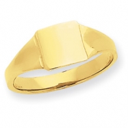 Picture of 14k Square Signet Baby Ring
