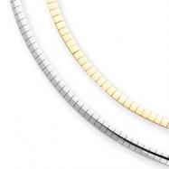 Picture of 14k Two-tone Reversible 3mm Omega Necklace chain