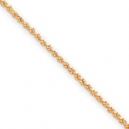 Picture of 18in Gold-plated 2mm French Rope Chain