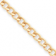 Picture of 18in Gold-plated 5.5mm Curb Chain