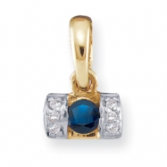 Picture of 14KY Family Jewelry Diamond Semi-Set Pendant