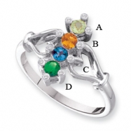 Picture of 14KW Family Jewelry Diamond Semi-Set Ring