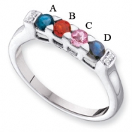 Picture of 14KW Family Jewelry Diamond Semi-Set Ring