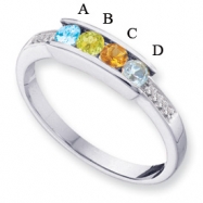 Picture of 14KW Family Jewelry Diamond Semi-Set Ring