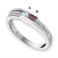 Picture of 14KW Family Jewelry Diamond Semi-Set Ring