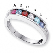 Picture of 14KW Family Jewelry Diamond Semi-Set Ring