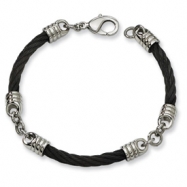 Picture of Stainless Steel Black Plated Bracelet anklet