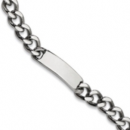 Picture of Stainless Steel Polished ID Bracelet anklet