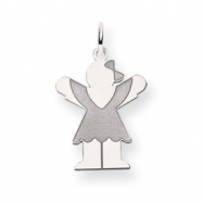 Picture of 14k White Gold Kid Charm