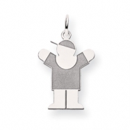 Picture of 14k White Gold Kid Charm