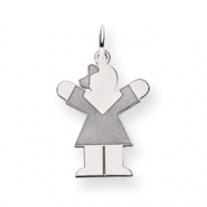 Picture of 14k White Gold Kid Charm