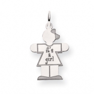 Picture of 14k White Gold Kid Charm