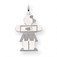 Picture of 14k White Gold Kid Charm