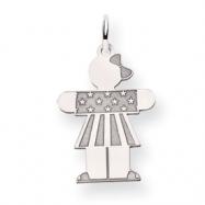 Picture of 14k White Gold Kid Charm