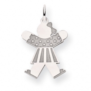 Picture of 14k White Gold Kid Charm