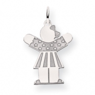 Picture of 14k White Gold Kid Charm