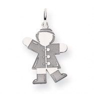 Picture of 14k White Gold Kid Charm