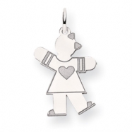 Picture of 14k White Gold Kid Charm