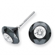 Picture of 6.50ct. White Night Diamond Stud Earrings AA Quality