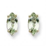 Picture of 14kw 8x4mm Marquise Green Amethyst Earring