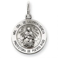 Picture of Sterling Silver Antiqued De La Providencia Medal