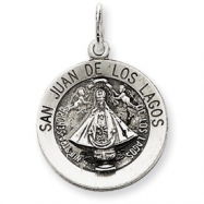 Picture of Sterling Silver Antiqued San Juan Los Lagos Medal