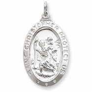 Picture of Sterling Silver Saint Christopher Medal