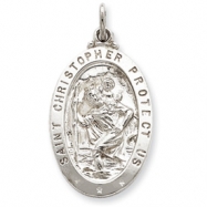 Picture of Sterling Silver Saint Christopher Medal