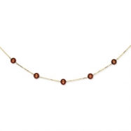 Picture of 14K Chocolate Cultured Pearl Necklace chain